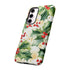 Christmas Holly on a Golden Background - Impact Resistant Phone Case